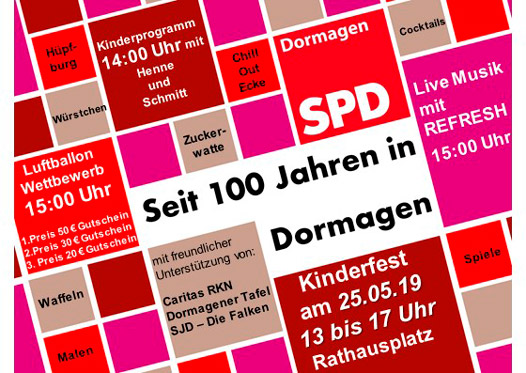 SPD Dormagen feiert 100-Jähriges mit Familienfest